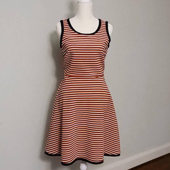 Beige by ECI Dresses & Skirts - Retro Dance Swing Dress, Heavy Stretch Stripes